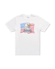 Front view of Men's Eagle T-Shirt - Bone/Multi on plain background