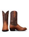 Pair view of The Wyatt II - Pecan Ostrich on plain background