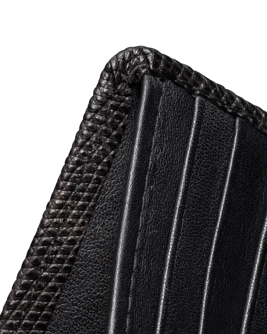 Closeup view of Billfold Lizard - Midnight