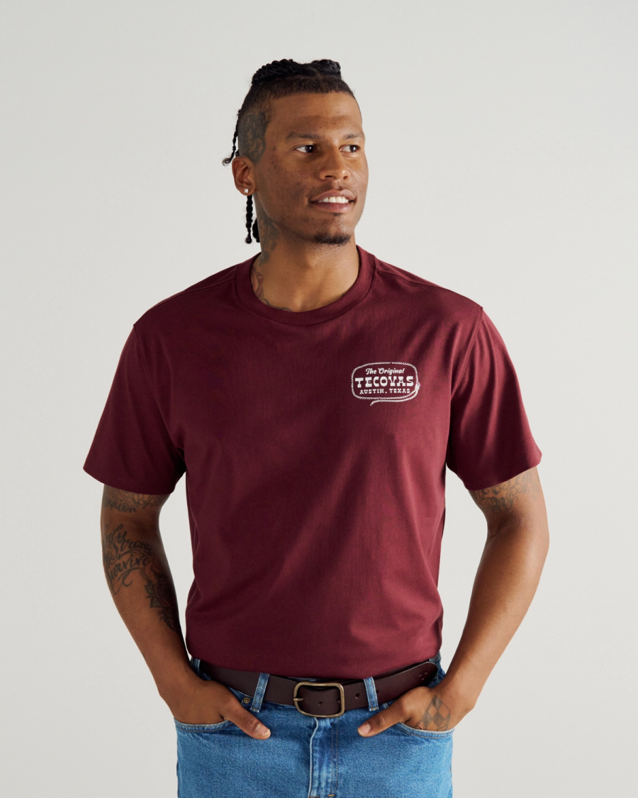 Men's Original Rope Tee - Port Supima cotton | Tecovas