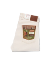 Folded view of Men's Slim Straight Stretch Twill - Light Sand on plain background