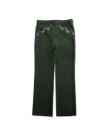 Front view of Men's Tecovas X H Bar C Birthday X Pant - Green on plain background
