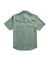 Closeup detail view of Men's Performance Western Pearl Snap SS - Cactus