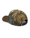 Quarterback view of Tecovas x Mossy Oak Fall Foliage Hat - Mossy Oak Fall Foliage on plain background