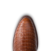 Toe view of The Dillon - Pecan on plain background