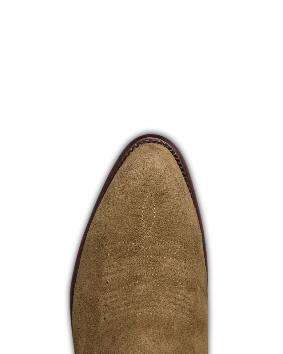 Toe view of The Jamie Crossroad - Olivewood Deer Roughout on plain background