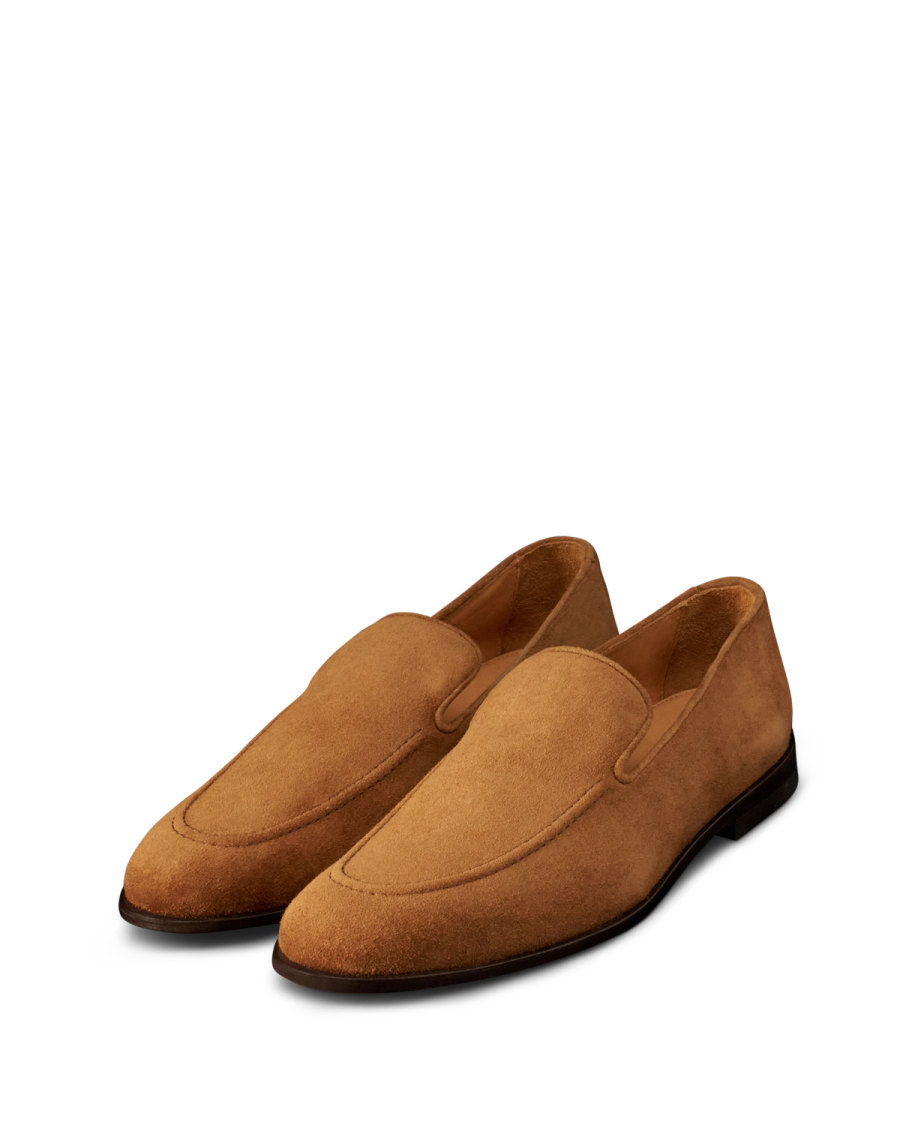 The Bennett Loafer - Cider deer roughout | Tecovas display picture 3