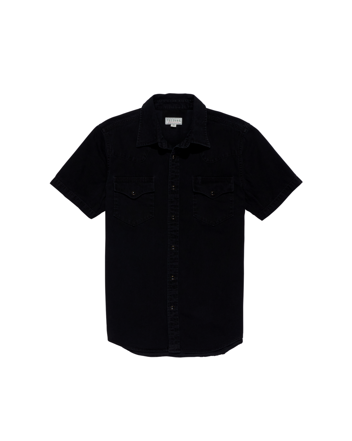 【MODERNIF】Russell Washed Denim Short Sleeve Shirt DENIM AND FLOWER Relaxed Fit Textured T-Shirt | Nordstromrack