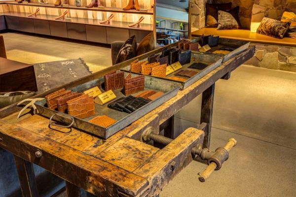Image of the inside of the Keirland Commons Store showing wallets
