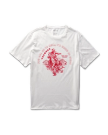 View of Men's I'm Going to Texas Tee - Bone/Red
