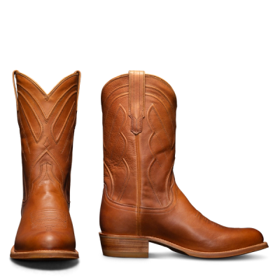 Rubber Sole Cowboy Boots | The Jason - Caramel | Tecovas