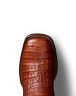 Toe view of The William - Dark Pecan on plain background