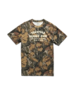 Front view of Men's Tecovas X Mossy Oak Fall Foliage Tee - Mossy Oak Fall Foliage on plain background