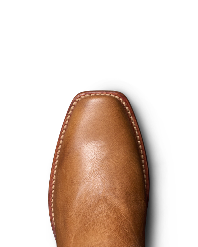 Toe view of The Cheyenne - Tan on plain background