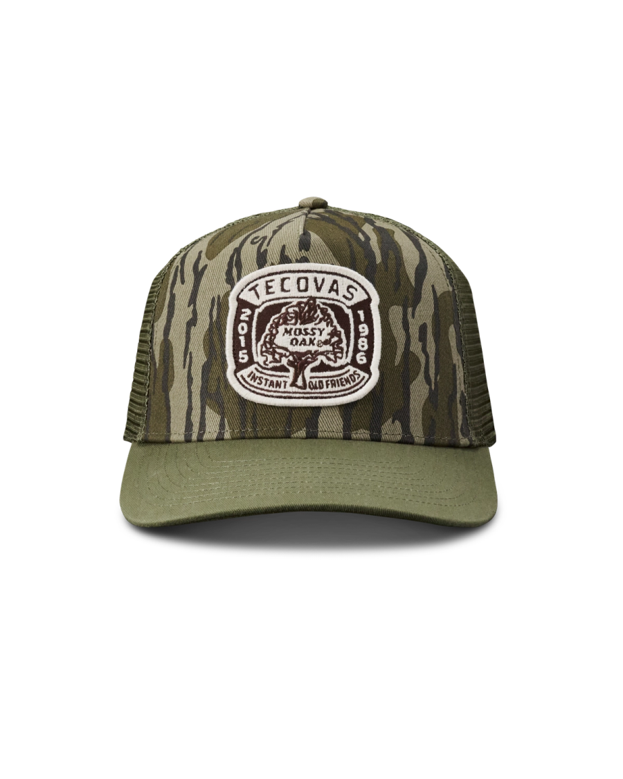 Tecovas x Mossy Oak Green Camo Trucker Hat | Tecovas