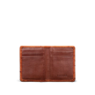 Front view of Bifold Card Case - Pecan on plain background