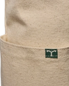 Closeup view of Logo Canvas Tote / Natural - Natural