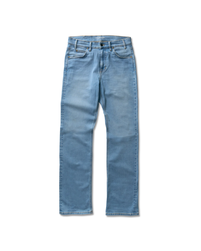 Front view of Men's Premium Standard Jeans (II) - Light on plain background