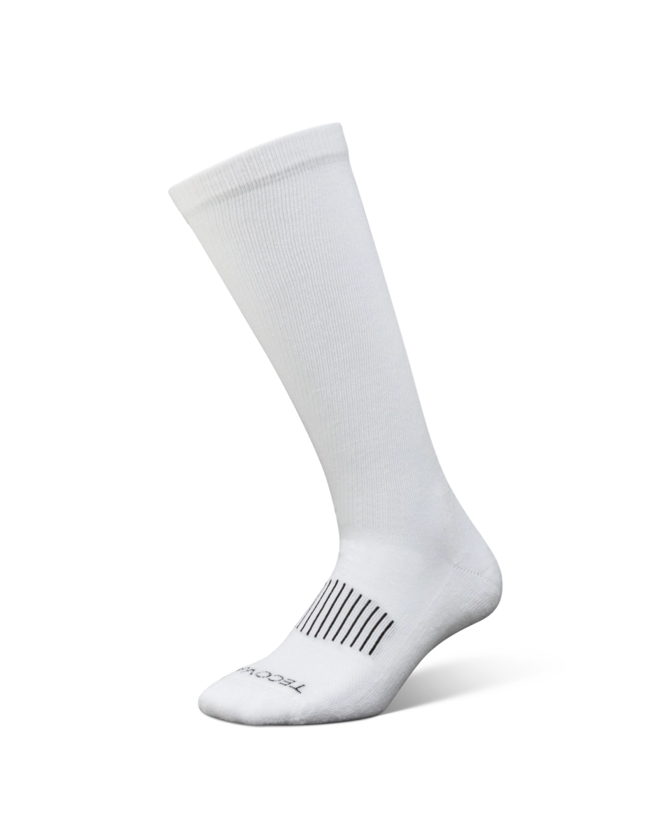 View of Boot Socks - Navy / Brown / White