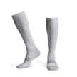 Pair view of Boot Socks - Gray on plain background