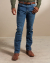 Front view of Men's Premium Standard Jeans (II) - Medium on model