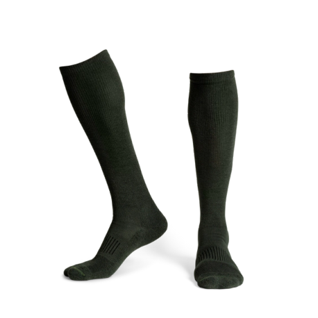 Socks With Logo At Front White/Dark Grey/Dark Blue/Black And Green