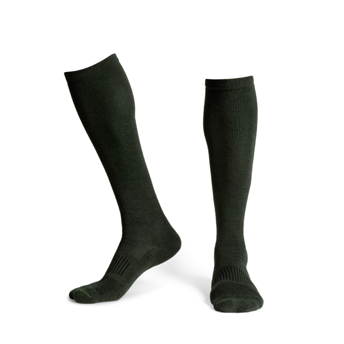 Pair view of Boot Socks - Forest on plain background