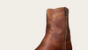 The Dean zip boot in scotch goat leather