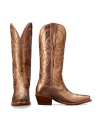 Pair view of The Annie - Copper Cowhide on plain background