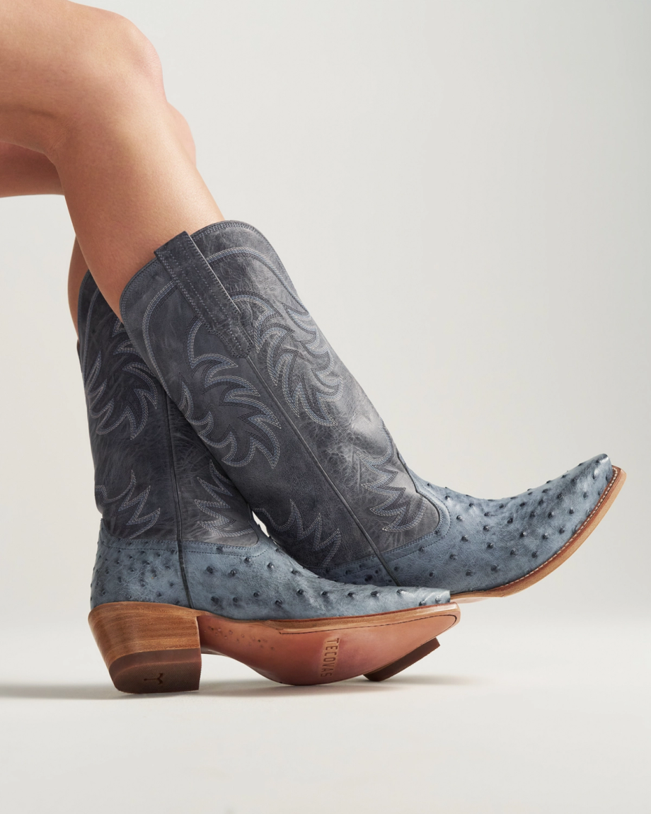View of The Annie - Chambray Ostrich