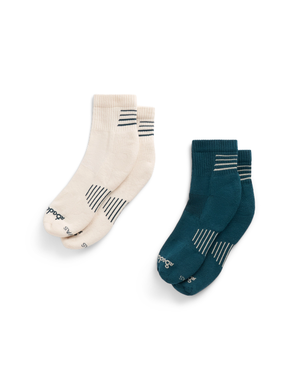 Front view of Hiker Socks (2-Pack) - Saddle Up Multi on plain background
