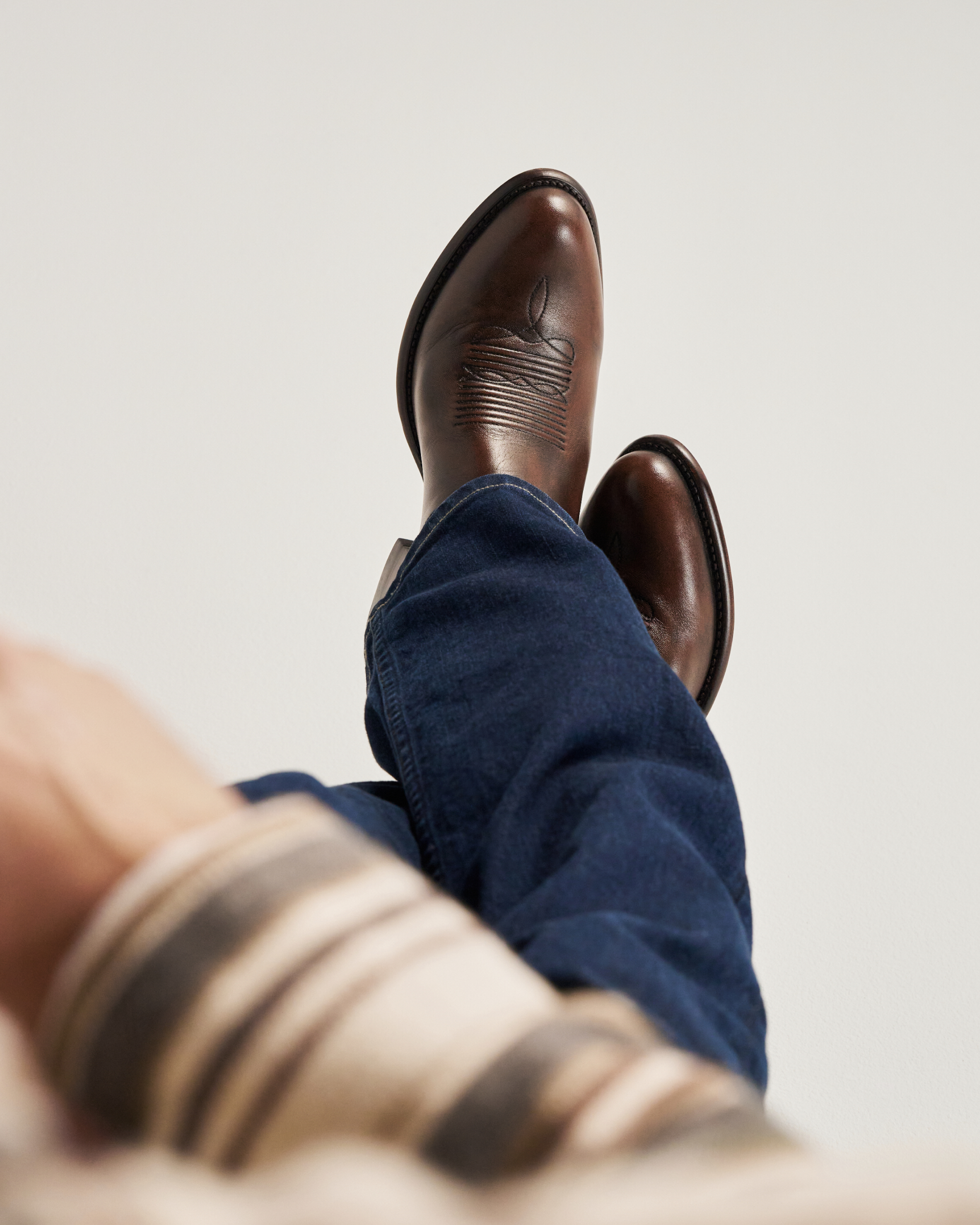 View of The Cartwright - Iced Tea Cowhide