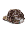 Back view of Badge Camo 5-Panel High Pro Trucker - Green Camo on plain background