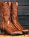 close up picture of Dillon Pecan brown cowboy boots