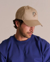 Back view of Rearin' To Go 6-Panel Dad Hat - Tan on model