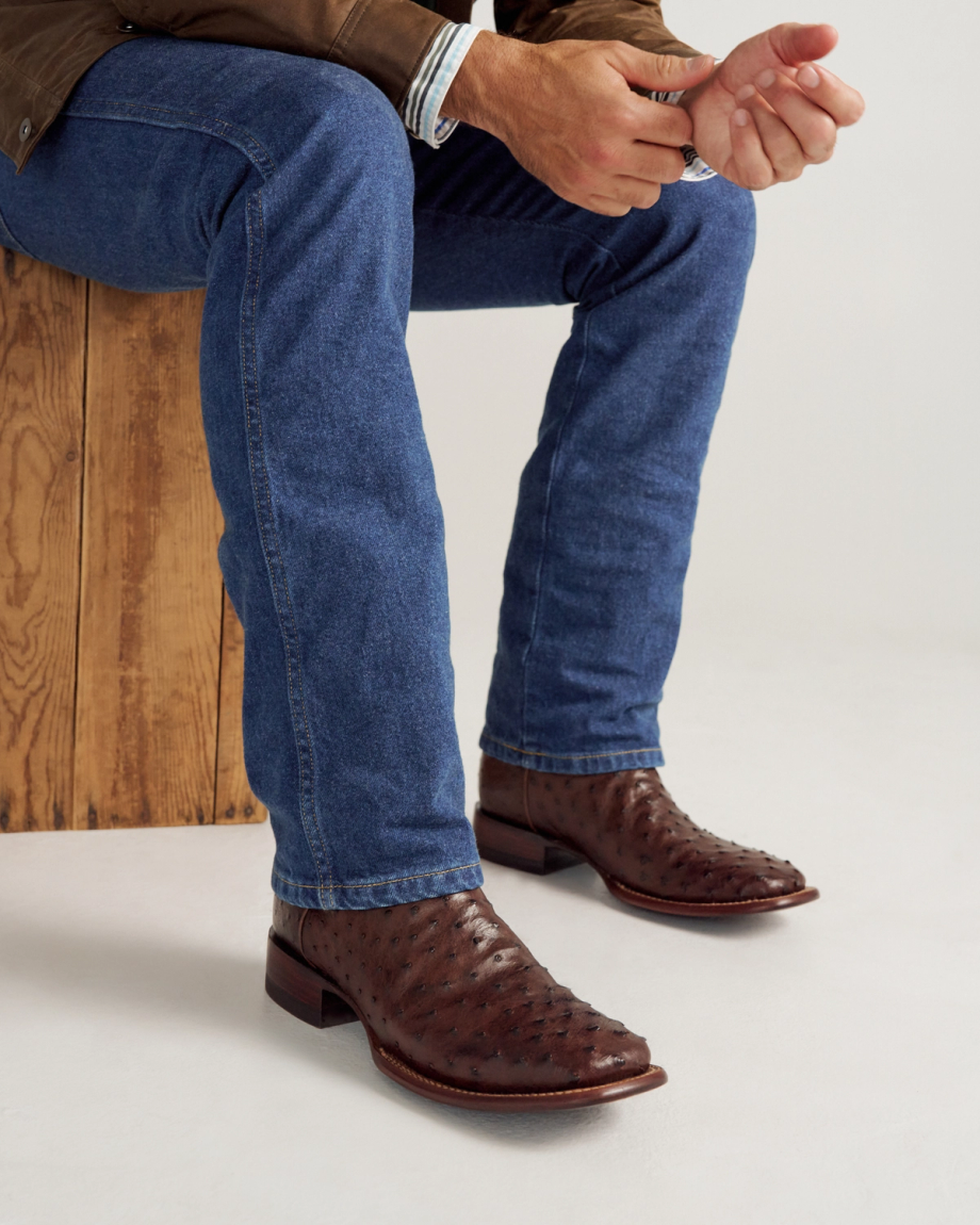 View of The Emmitt II - Tobacco Ostrich