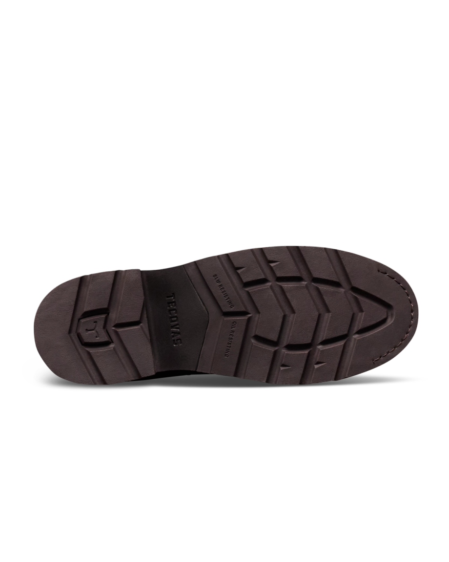 Toe view of LongHaul Waterproof Lace Up Composite Toe Work Boot - Light Tan on plain background