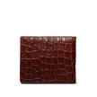 Back view of Alligator Billfold - Walnut on plain background