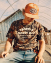 View of Men's Tecovas X Mossy Oak Fall Foliage Tee - Mossy Oak Fall Foliage