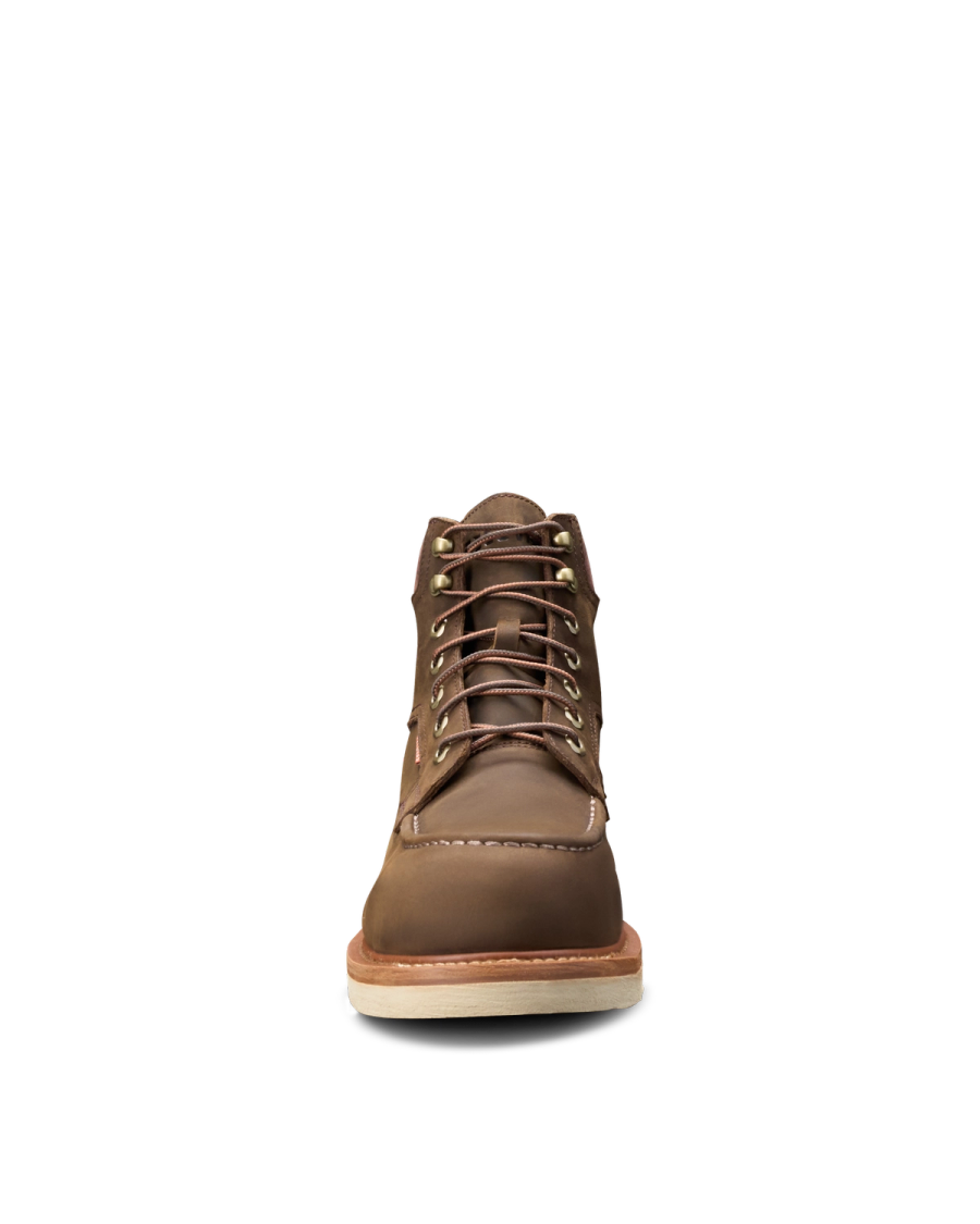 Tecovas Mens 10D LongHaul Waterproof Moc Composite Toe Work Boots Espresso Brown The LongHaul Moc Toe Work Boot - Brown cowhide | Tecovas main image 3