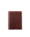 Front view of Men's Bifold - Cognac on plain background