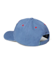 Quarterback view of Boot Company Hat - Blue on plain background