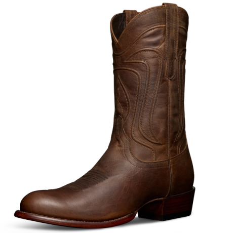Lace-Up Boot - Cowhide Brown Vibram Sole Men - Boulet Boots Size 7 Color  Brun