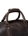 Closeup view of Bartlett Large Weekender Dark Chocolate - Dark Chocolate