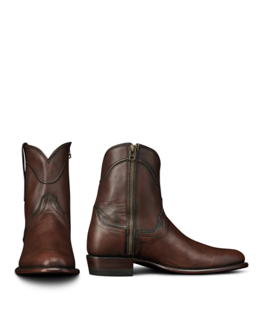 Men's Brown Zip Boots | Tecovas Men's Brown Zip Boots | Tecovas