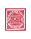 Front view of Gameday Bandana - Red on plain background