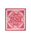 Front view of Gameday Bandana - Red on plain background