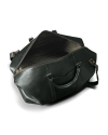 Front view of Bartlett Large Weekender - Midnight Green on plain background