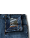 Closeup detail view of Women's High-Rise Straight Jean (II) - Medium