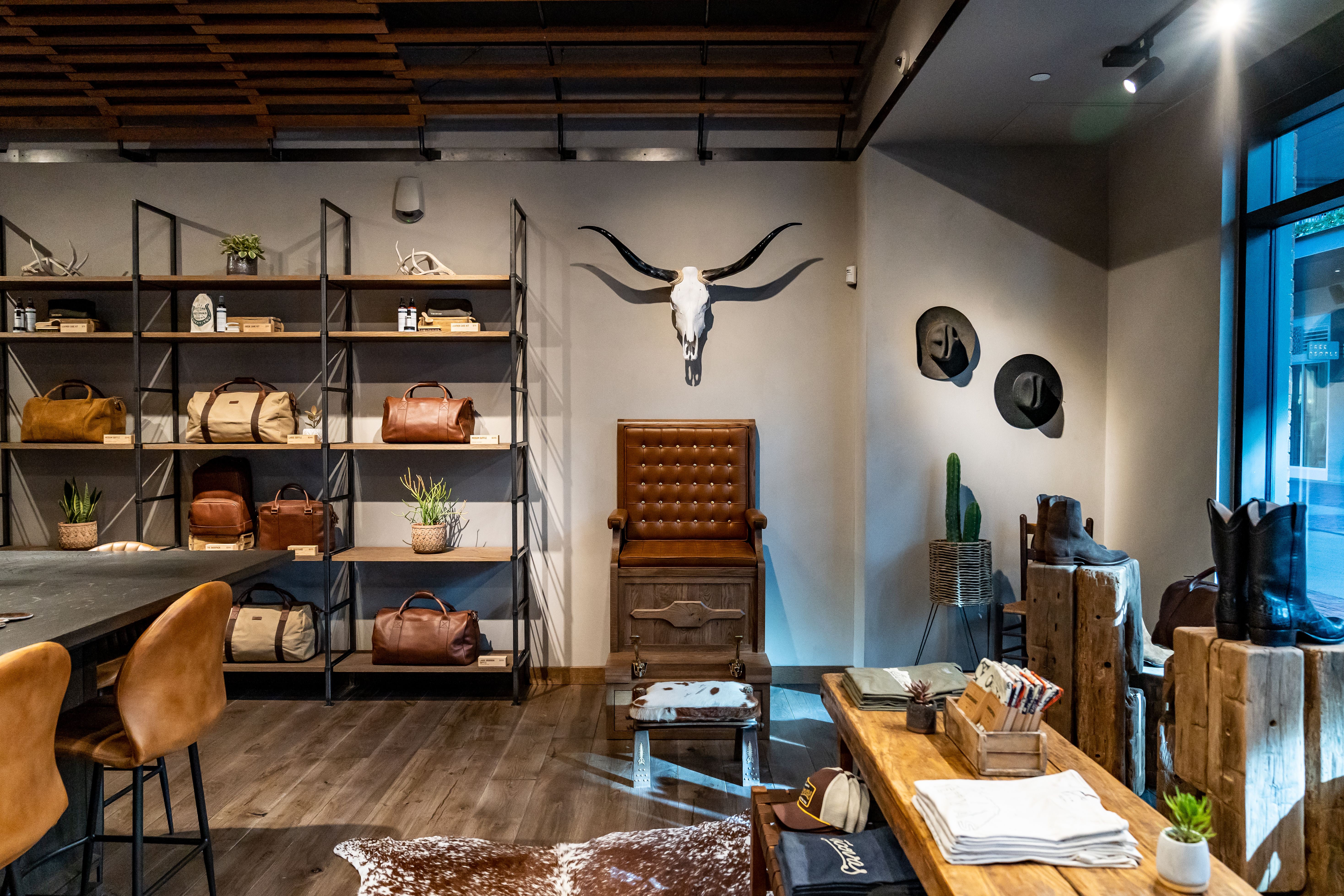 Image of the Tecovas Broadway store. 